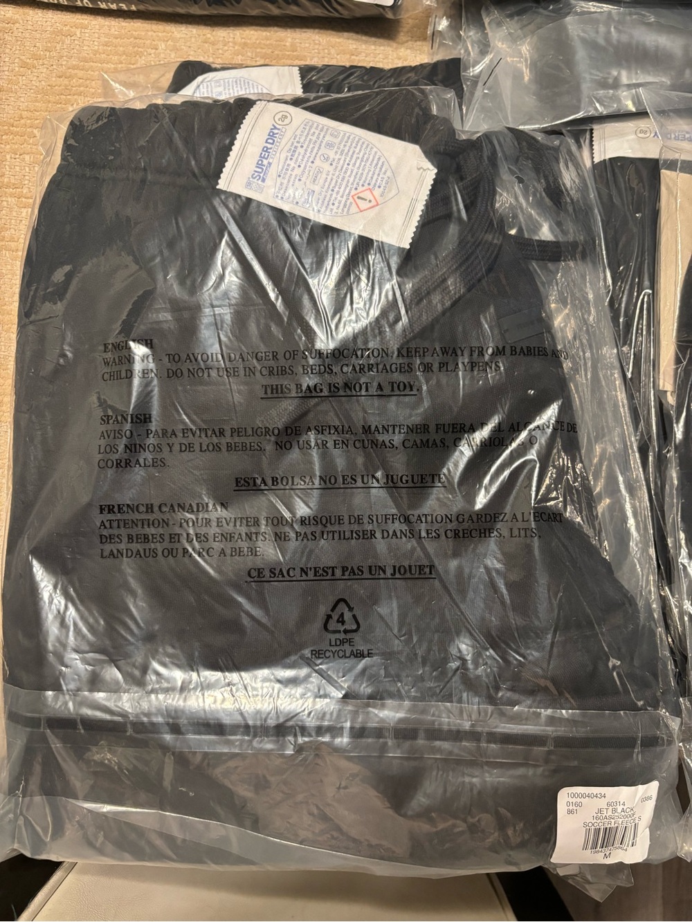 Authentic Fear of God ESSENTIALS Black Men's Logo Athletic Shorts - Picture 5 of 5